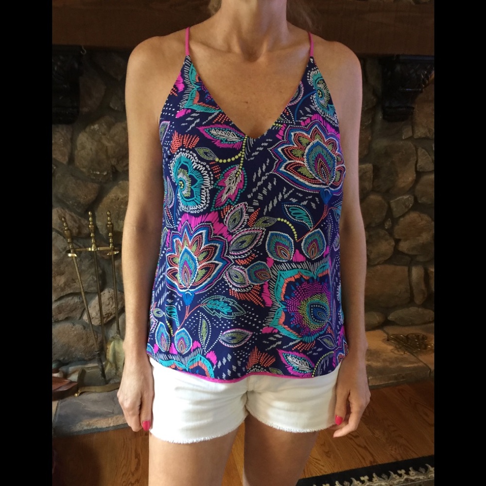 Alice & Trixie Mia Tank-100% Silk, Size XS